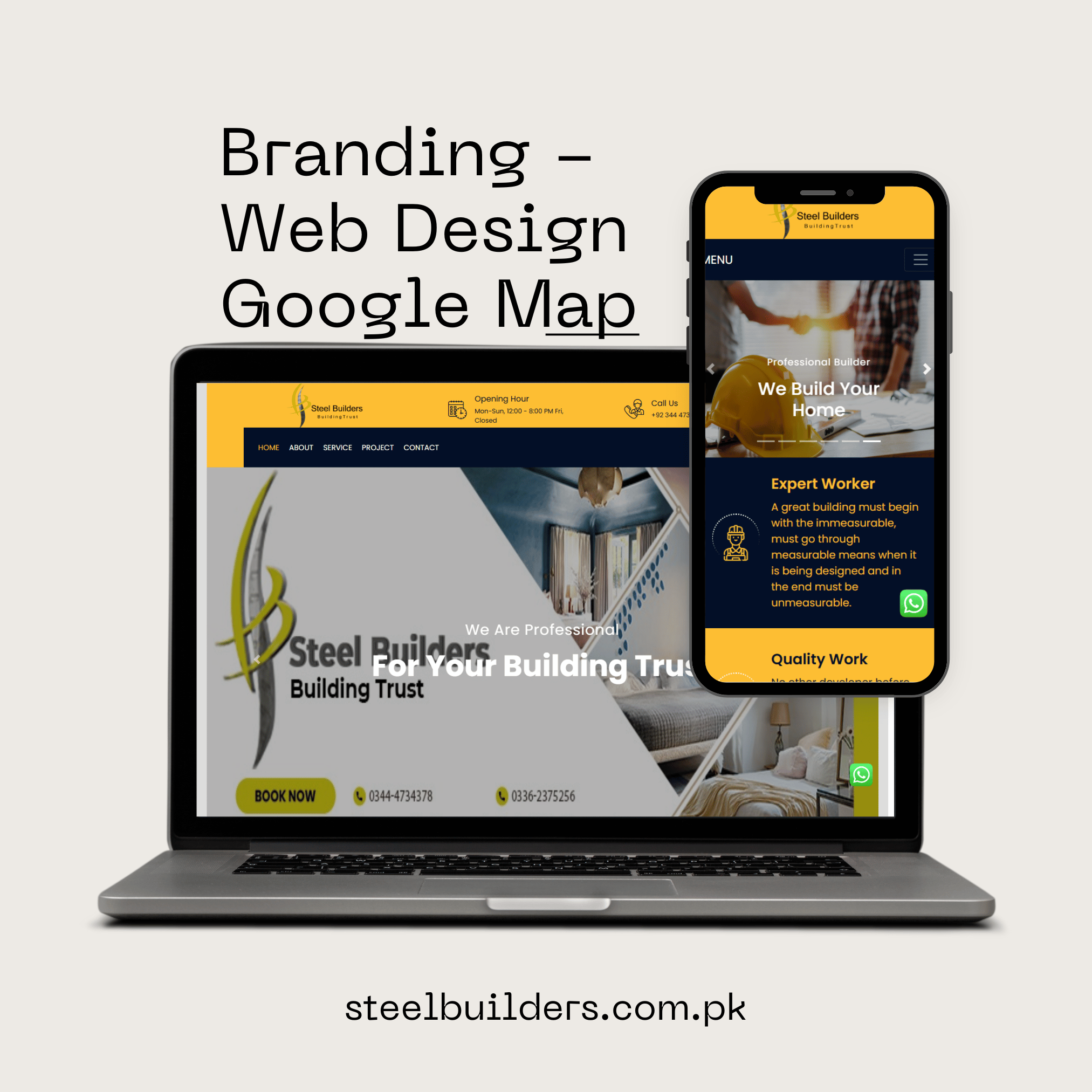 Steelbuilders - Google Ads, Website Design, SEO, Google Map Optimization